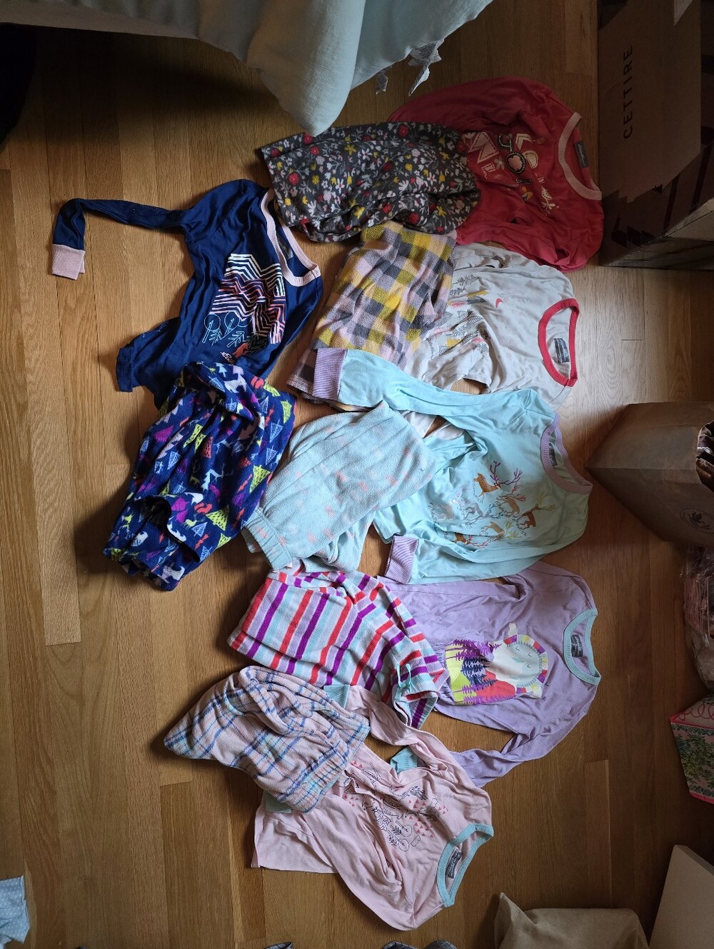 Eddie Bauer Girls  Pajamas Set Bundle Sz 10/12
